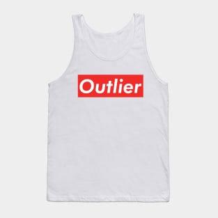 Outlier - Cool Data Scientist/Statistician Design Tank Top